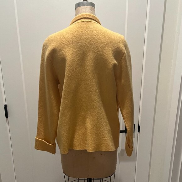 Eileen Fisher Boiled Wool Jacket, Med - Picture 4 of 7